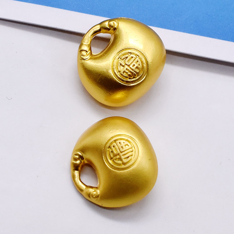 巧手編織，福運(yùn)盈門 古法金福袋小胖福字掛件，家居與飾品的雙重魅力